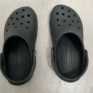 Kids black crocs